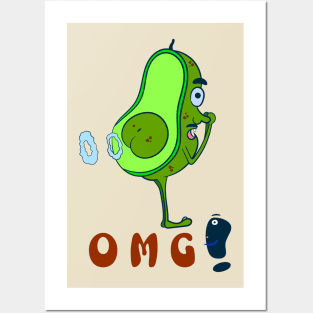 oh my god Avocado Posters and Art